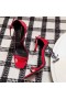 Saint Laurent Opyum 110mm Sandales Rouge Palent en Cuir Saint Laurent Chaussures