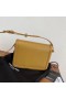Saint Laurent Solferino Petit Sac En Veau Brun De Saint Laurent Sacs