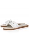 Christian Louboutin Chambelimule Hommes Mules En Cuir De Veau Bianco