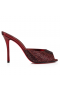 Christian Louboutin Moi Dolly Strass Mules 100 mm Daim Strass Embellissement Rouge