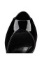 Christian Louboutin Pompes de 100 mm Noir/lin verni Noir Veau Sandale