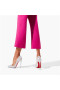 Christian Louboutin Pompes So Kate 120 mm Argent/lin Argenté Tissu