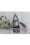 Dior Lady D Lite Sac Bleu Beige Jouy Broderie