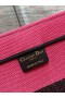 Dior Medium Livre, Le Sac Fourre-Tout Rose D-Jungle Pop Broderie