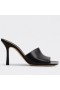 Bottega Veneta Stretch Mules 90mm en cuir d'Agneau Noir Bottega Veneta Chaussures