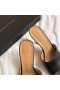 Bottega Veneta Stretch Mules 90mm en cuir d'Agneau Noir Bottega Veneta Chaussures