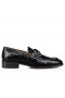 Christian Louboutin Chambelimoc Mocassins Crocodile En Relief En Cuir De Veau Noir
