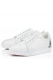 Christian Louboutin Amusant Vieira Baskets Hommes En Cuir De Veau Et De Caoutchouc Blanc