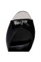 Christian Louboutin Verrouillage M'Sandale 100 Mm Vog En Cuir Verni Noir