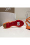 Christian Louboutin Mafaldina Sandales Plates En Cuir Verni Orange