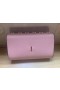 Christian Louboutin En Cuir Paloma Pointes Embelli Sac Pochette Rose