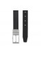 Christian Louboutin Bizzbelt Ceinture 30mm Lisse en Cuir de Veau Noir CL Ceintures