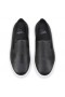 Christian Louboutin Boatissimo Slip-on, Baskets en Cuir de Veau Noir CL Chaussures