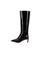 Christian Louboutin Condorocombo Botta 55 Mm Bottes Vog En Cuir Verni Noir