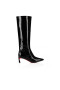 Christian Louboutin Condorocombo Botta 55 Mm Bottes Vog En Cuir Verni Noir