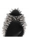 Christian Louboutin Estepic Sandale Alta 160 Mm De Lanières Des Sandales En Cuir Nappa Et De Crampons Noir