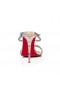 Christian Louboutin vient de la Reine 100mm Mules en Pvc Et Cuir de Veau Floraison d'Impression Multicolore CL Chaussures