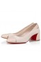 Christian Louboutin Miss Duvette 55 Mm Pompes En Cuir Nappa De Leche Christian Louboutin Chaussures