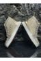 Christian Louboutin Mixkeoshell Plat High-top Femmes Baskets Crampons et Strass Argent Or