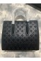 Christian Louboutin Paloma Moyen Top Handle Bag Calf Spikes Et Loubinthesky Noir Christian Louboutin Sacs