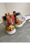 Christian Louboutin Rantus Orlato High-top Hommes Baskets Brevet Graffiti Multicolore