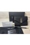 Saint Laurent Monogramme D'Embrayage Noir En Cuir Grainé Saint Laurent Sacs