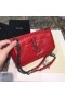 Saint-Laurent Petit Jamie Sac Rouge Patchwork De Cuir D'Agneau Saint Laurent Sacs