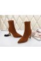 Jimmy Choo Démarrage de la Cheville 85mm en Daim Marron