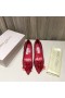 Jimmy Choo Cristais Cendrillon 65mm Pompes Rouge