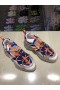 Jimmy Choo Diamond Trail Multicolore Cuir Mesh Bleu