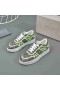 Jimmy Choo Hawaii F Low Top Sneakers Jaune Fluo