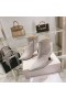 Jimmy Choo Kix Z 65 Cheville Bottines Brevet En Daim Gris
