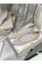 Jimmy Choo Aime Paillettes Tissu Appartements Superposition De Tulle Argent