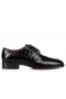 Christian Louboutin Chambeliss Derbies Crocodile en Relief en Cuir de Veau Noir CL Chaussures