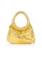 Christian Louboutin Loubibraid Poignée Supérieure Sac Iridescent Cuir Nappa D'Or