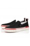 Christian Louboutin Pedro Bateau-Slip-on Sneakers Jacquard Monogramme Cl CL Noir Chaussures