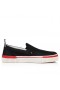 Christian Louboutin Pedro Bateau-Slip-on Sneakers Jacquard Monogramme Cl CL Noir Chaussures