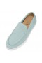 Christian Louboutin Varsiboat Chaussures Bateau En Cuir De Veau Iceberg Christian Louboutin Chaussures
