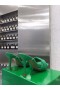 Bottega Veneta Lido Sandales Vert Intrecciato De Cuir Bottega Veneta Sandales