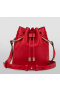 Christian Louboutin Par Mon Côté Sac Seau En Cuir De Veau Rouge Christian Louboutin Sacs