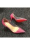 Christian Louboutin Degrastrass Pompes en Daim et PVC Rose CL Chaussures