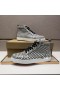 Christian Louboutin Rantus Orlato Flat High-top Sneakers Pois Noir Blanc