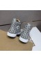 Christian Louboutin Rantus Orlato Flat High-top Sneakers Pois Noir Blanc
