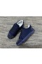 Christian Louboutin Seavaste 2 Orlato Flat Low-top Sneakers en Daim Tissu Bleu Marine
