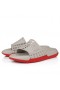 Christian Louboutin Prendre, Il est Facile de Mules en Caoutchouc Goose CL Chaussures