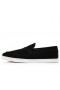 Christian Louboutin Varsiboat Chaussures Bateau En Cuir Noir Christian Louboutin Chaussures De