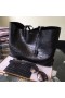 Saint Laurent Noir Crocodile En Relief Shopping Tote Saint Laurent Sacs