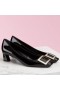 Roger Vivier Belle Vivier 45mm Pompes en Cuir verni Noir