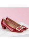 Roger Vivier Belle Vivier 45mm Pompes en Cuir verni Rouge
