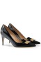 Sergio Rossi SR1 Pompes 75mm En cuir d'Agneau Noir
